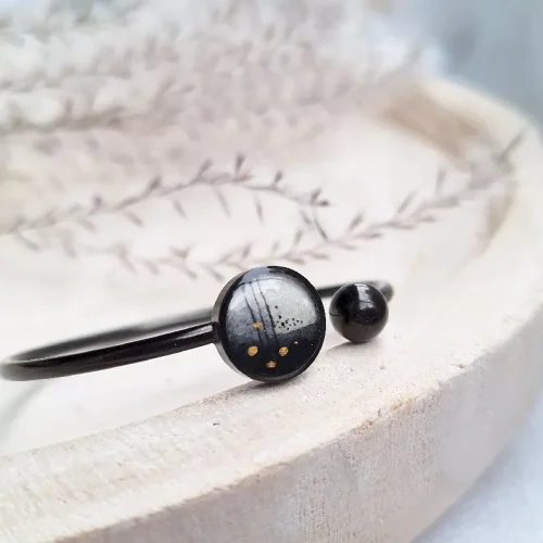 Czarna akwarela bransoletka2