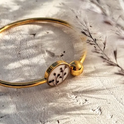 Czarny bez bransoletka