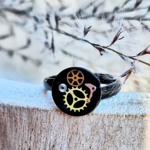 Steam Punk pierscionek