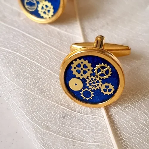 Steam Punk spinki mankietowe