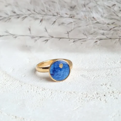 lapis lazuli pierscionek